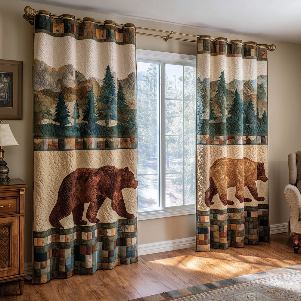 Rustic Roamer Quilted Curtains NCU0TH3833