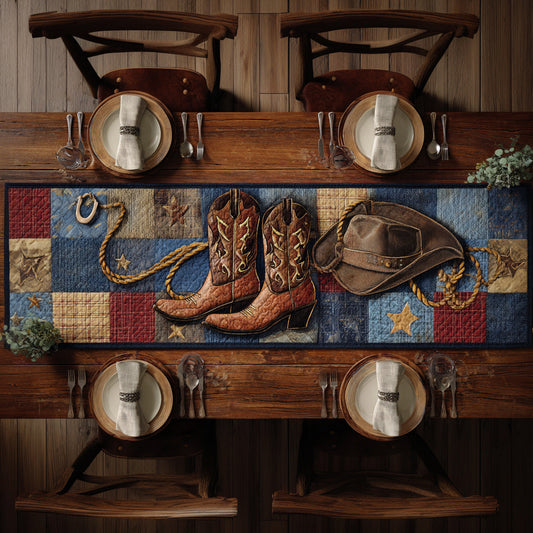 Rustic Rodeo Quilted Table Runner NCU0HNH852