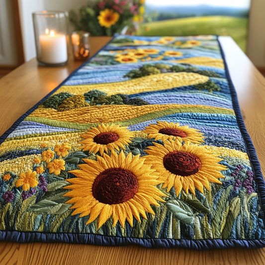 Rustic Romance Quilted Table Runner NCU0NVH302