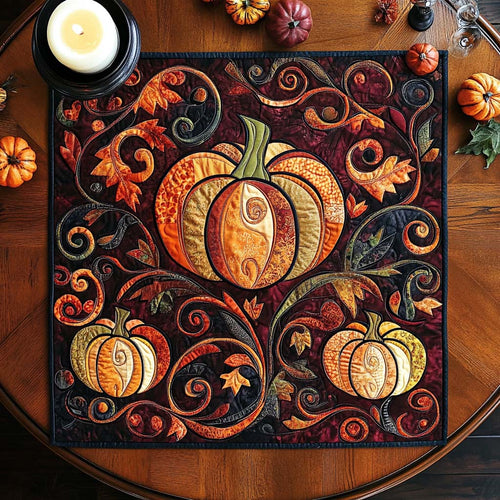 Rustic Spice Harvest Quilted Table Topper NCU0NXD071