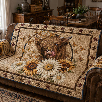 Rustic Star Ranch Quilted Sofa Cover NCU0PTT3420