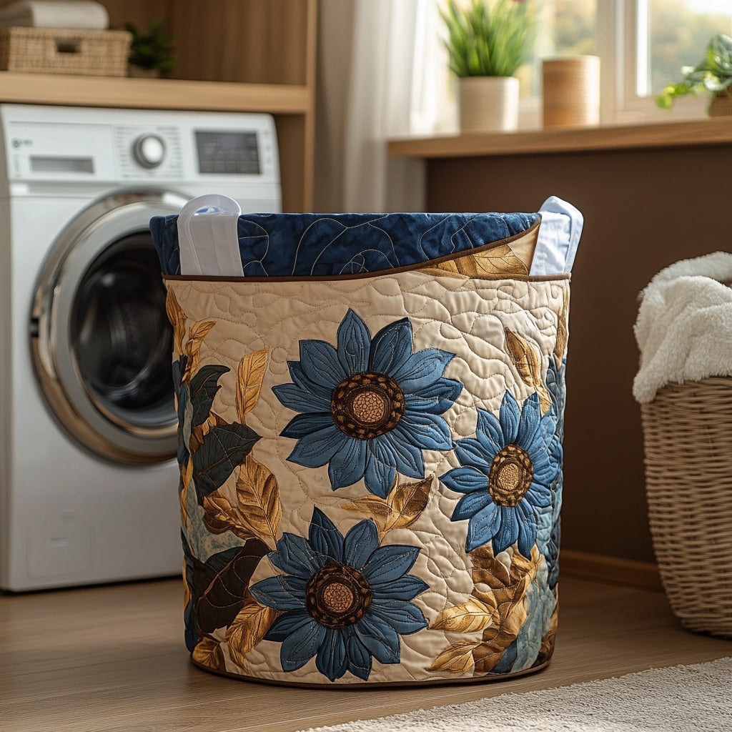 Rustic Sun Quilted Laundry Basket NCU0DV584