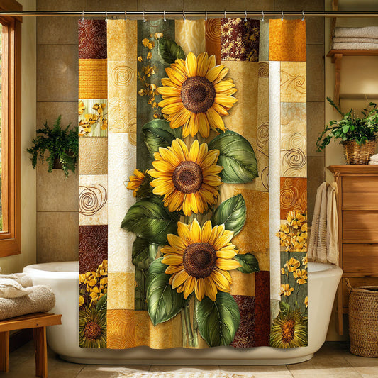 Rustic Sunflower Shower Curtain NCU0NTV891