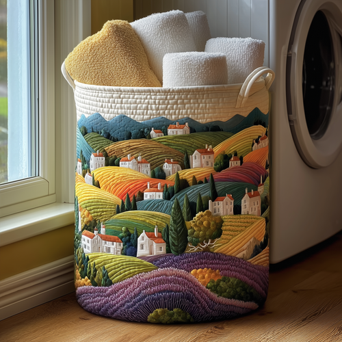 Rustic Village Quilted Laundry Basket NCU0TH2950
