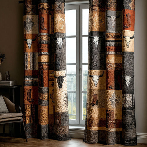 Rustic West Quilted Curtains NCU0NNT2819