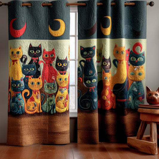 Rustic Whiskers Quilted Curtains NCU0PTT2176