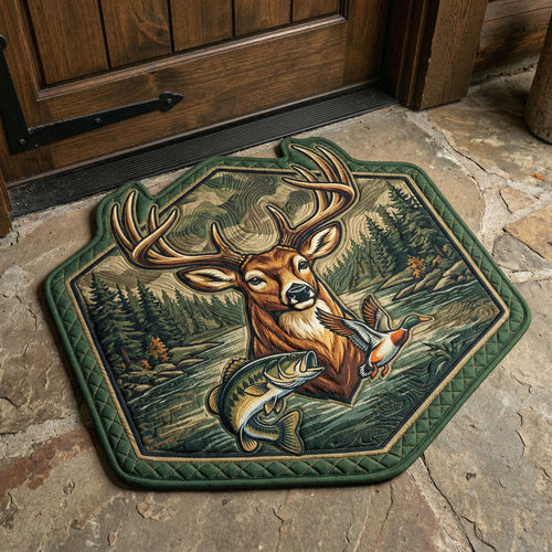 Rustic Wildlife Custom Shape Doormat NCU0NNT3113