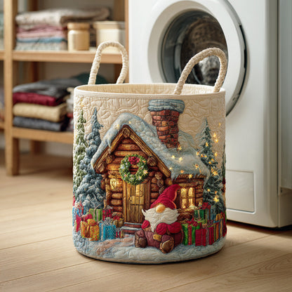 Rustleaf Retreat Quilted Laundry Basket NCU0NTD1110