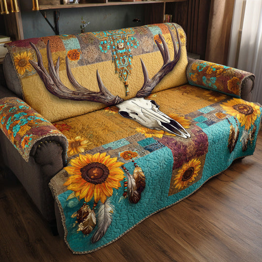 Sacred Antlers Quilted Sofa Cover NCU0NTD1337