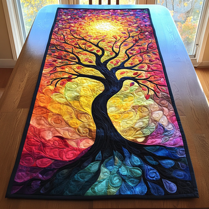 Sacred Branches Quilted Table Runner NCU0DDK157