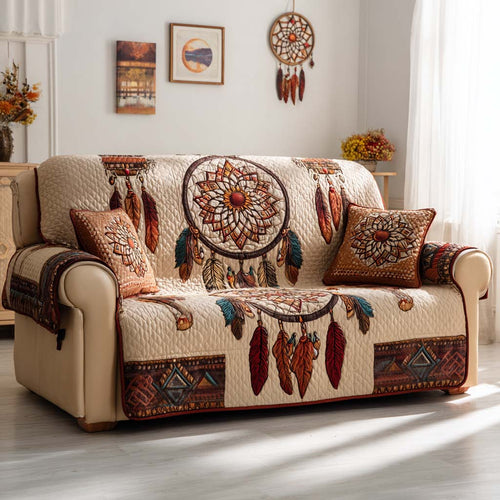 Sacred Circle Quilted Sofa Cover NCU0NXD1466