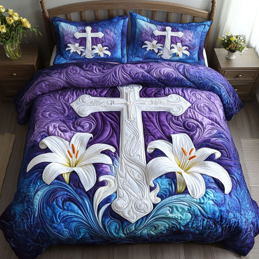 Sacred Cross Flow Duvet Cover Set NCU0NNT584