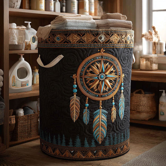 Sacred Dreams Quilted Laundry Basket NCU0NTV520