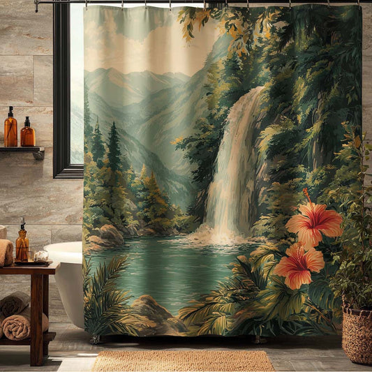 Sacred Falls Shower Curtain NCU0DQQ0240