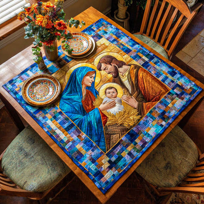Sacred Family Quilted Table Topper NCU0NNT1712