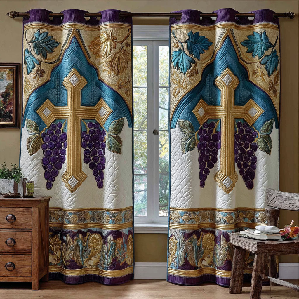 Sacred Harvest Quilted Curtains NCU0PTT2458