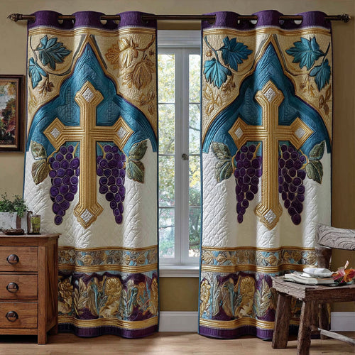 Sacred Harvest Quilted Curtains NCU0PTT2458