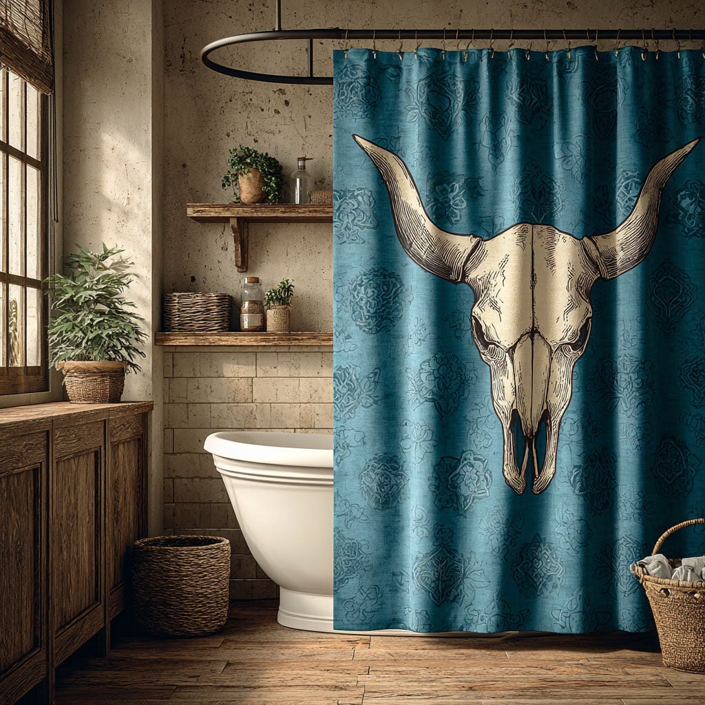 Sacred Horns Shower Curtain NCU0DDK2358