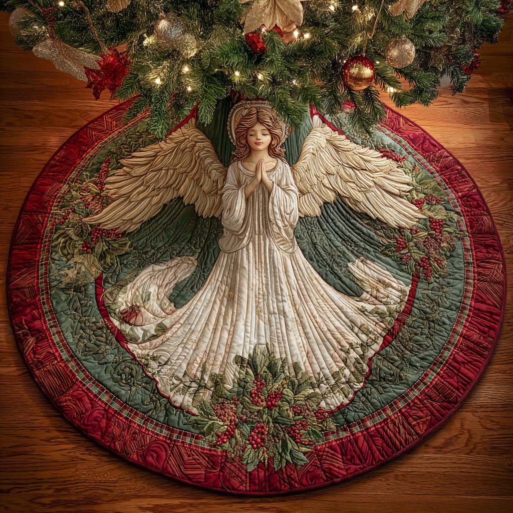 Sacred Light Quilted Tree Skirt NCU0NXD997