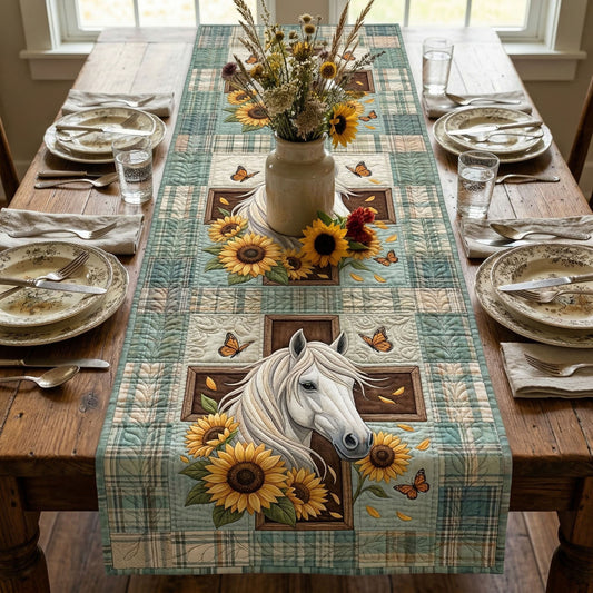Sacred Meadow Quilted Table Runner NCU0NNT3075