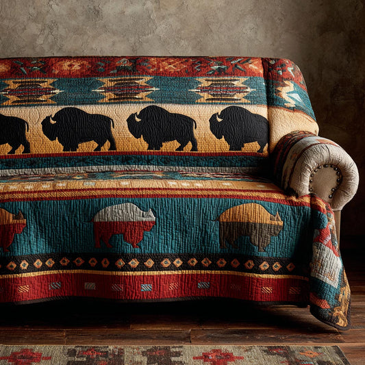 Sacred Mesa Quilted Sofa Cover NCU0DV1771