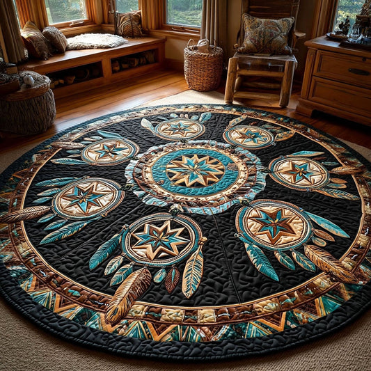 Sacred Navigator Quilted Round Mat NCU0NTV706