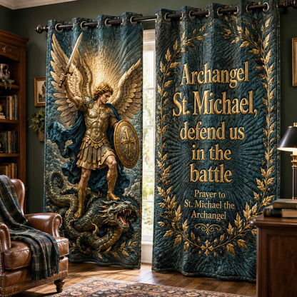 Sacred Peace Quilted Curtains NCU0NTD2095