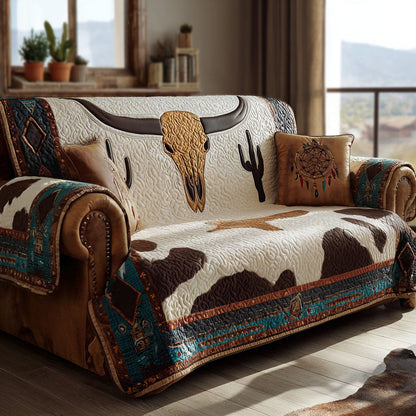 Sacred Range Story Quilted Sofa Cover NCU0PTT2796