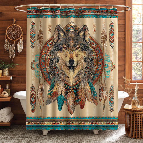 Sacred Wolf Totem Shower Curtain NCU0NTV888