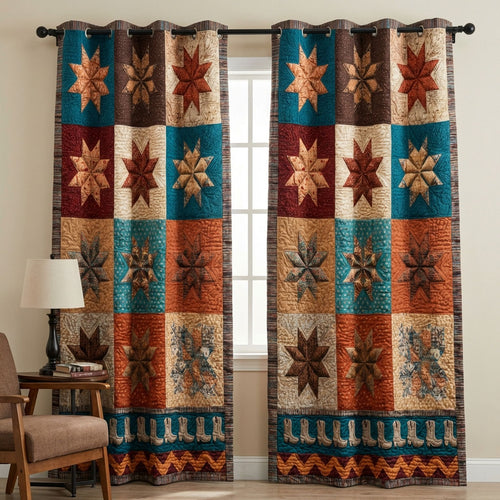 Saddle Style Quilted Curtains NCU0DDK2552