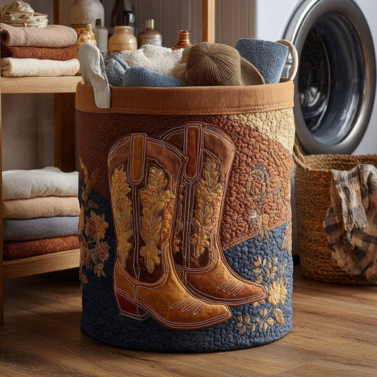 Saddle Sunset Quilted Laundry Basket NCU0NTV438