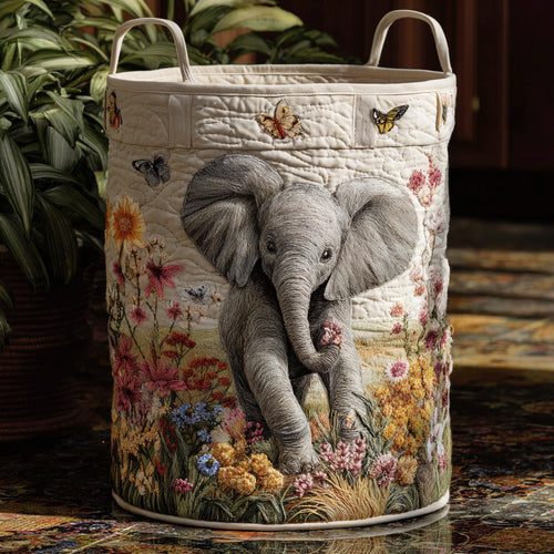 Safari Dream Quilted Laundry Basket NCU0DV787