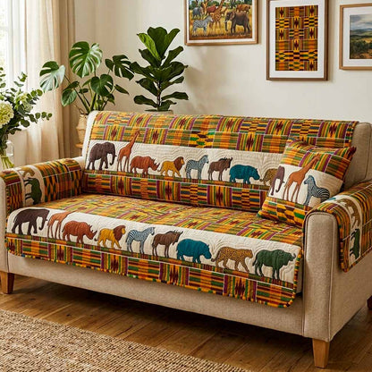 Safari Line Quilted Sofa Cover NCU0NXD1847