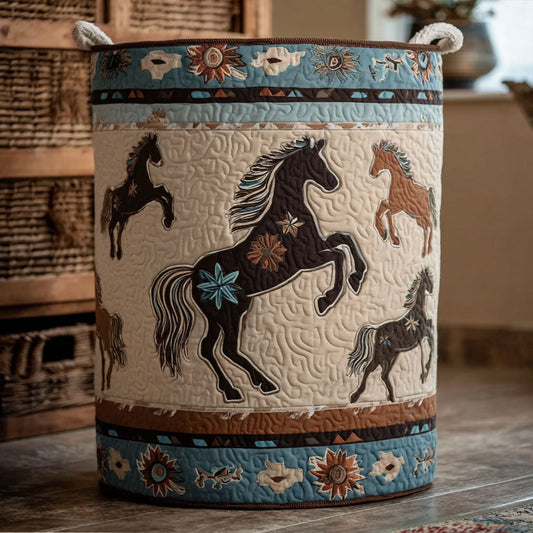 Sagebrush Freedom Quilted Laundry Basket NCU0PTT2740