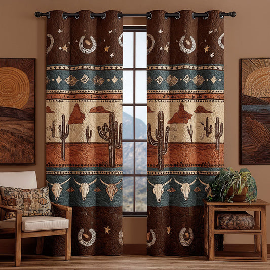 Sagebrush Remains Quilted Curtains NCU0PTT2721