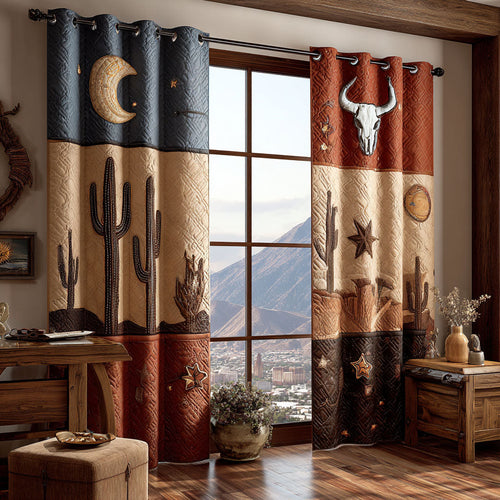 Saguaro Moonrise Quilted Curtains NCU0PTT2722