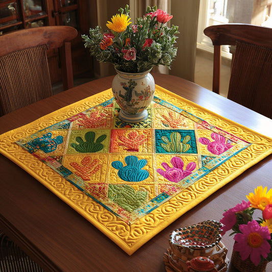 Saguaro Sunset Quilted Table Topper NCU0PTT798