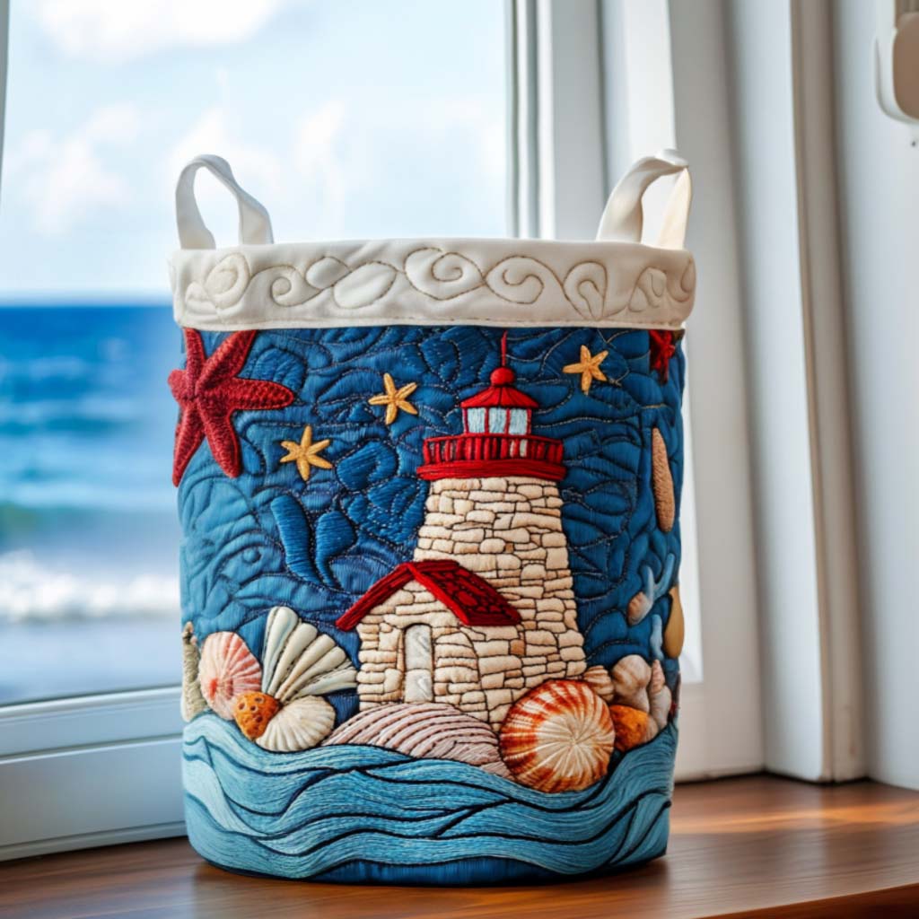 Sailing Light Spirit Quilted Laundry Basket NCU0NNT1284