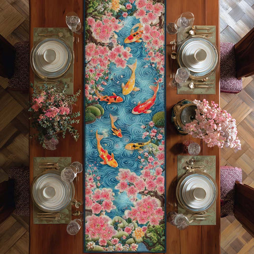 Sakura Koi Breeze Quilted Table Runner NCU0HNH993