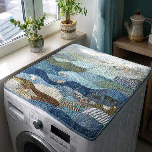 Salt n Serenity Quilted Washer and Dryer Cover NCU0PTT1075