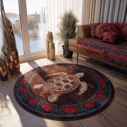 Sandstone Spirit Round Carpet NCU0PT9876