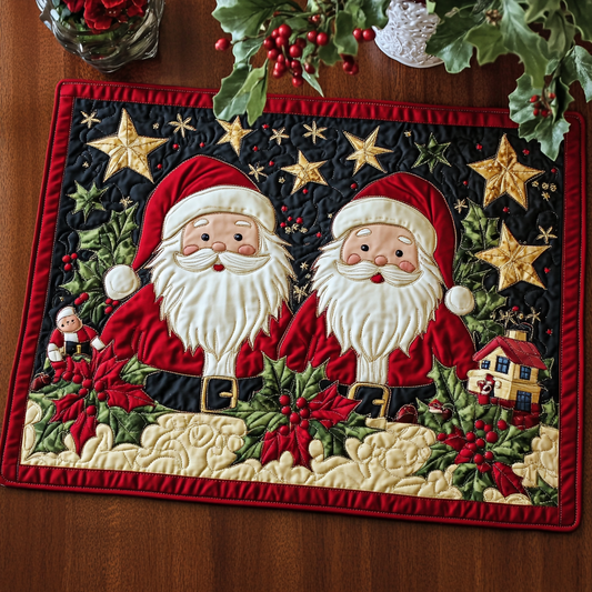 Santa Bliss Quilted Place Mat NCU0DDK1586