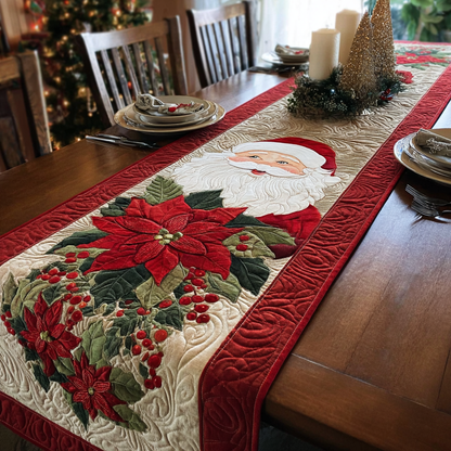 Santa Cheer Quilted Table Runner NCU0DDK1583
