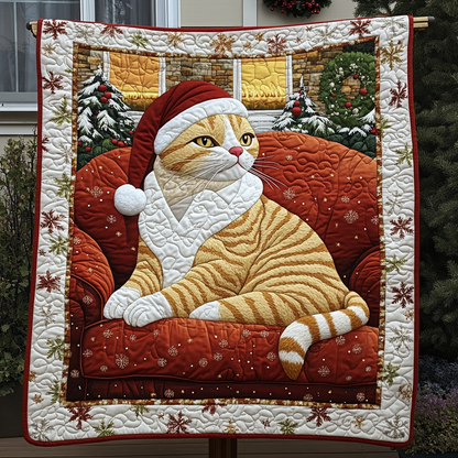 Santa Claws Express Quilted Blanket NCU0DK1507