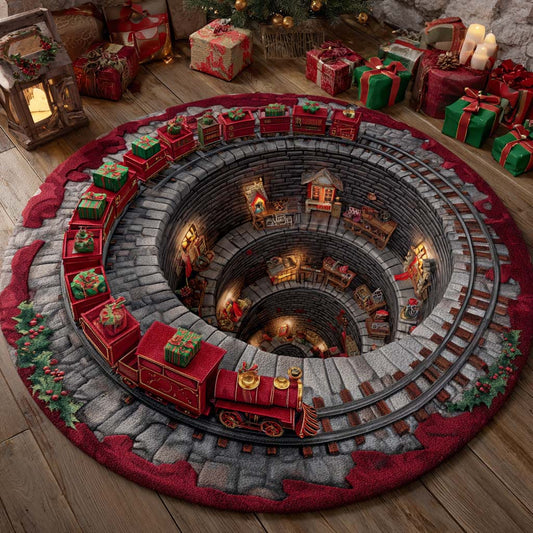 Santa Express Round Carpet NCU0XD1424