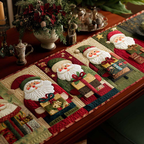 Santa Gifts Quilted Table Runner NCU0NNT1788