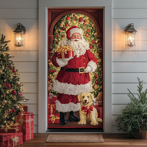 Santa Glow Quilted Door Cover NCU0DK10951
