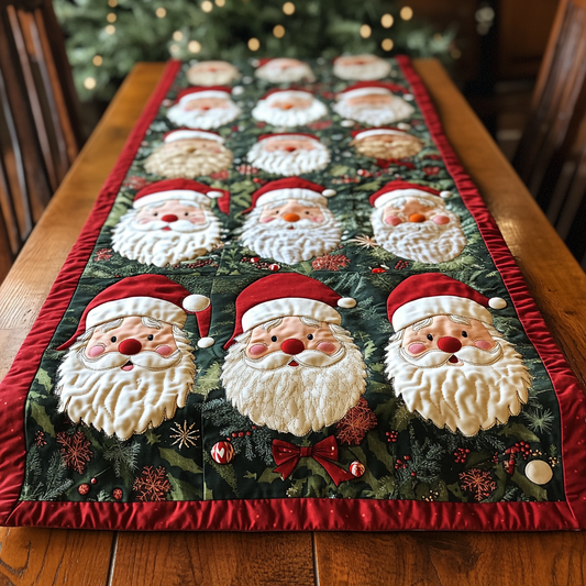Santa Glow Quilted Table Runner NCU0DDK1475