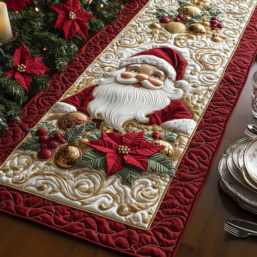 Santa Glow Quilted Table Runner NCU0DV1069