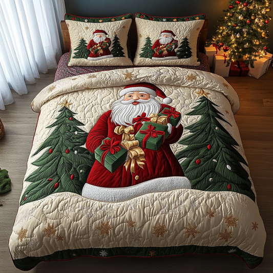 Santa Magic 3-Piece Quilted Bedding Set NCU0DDK077